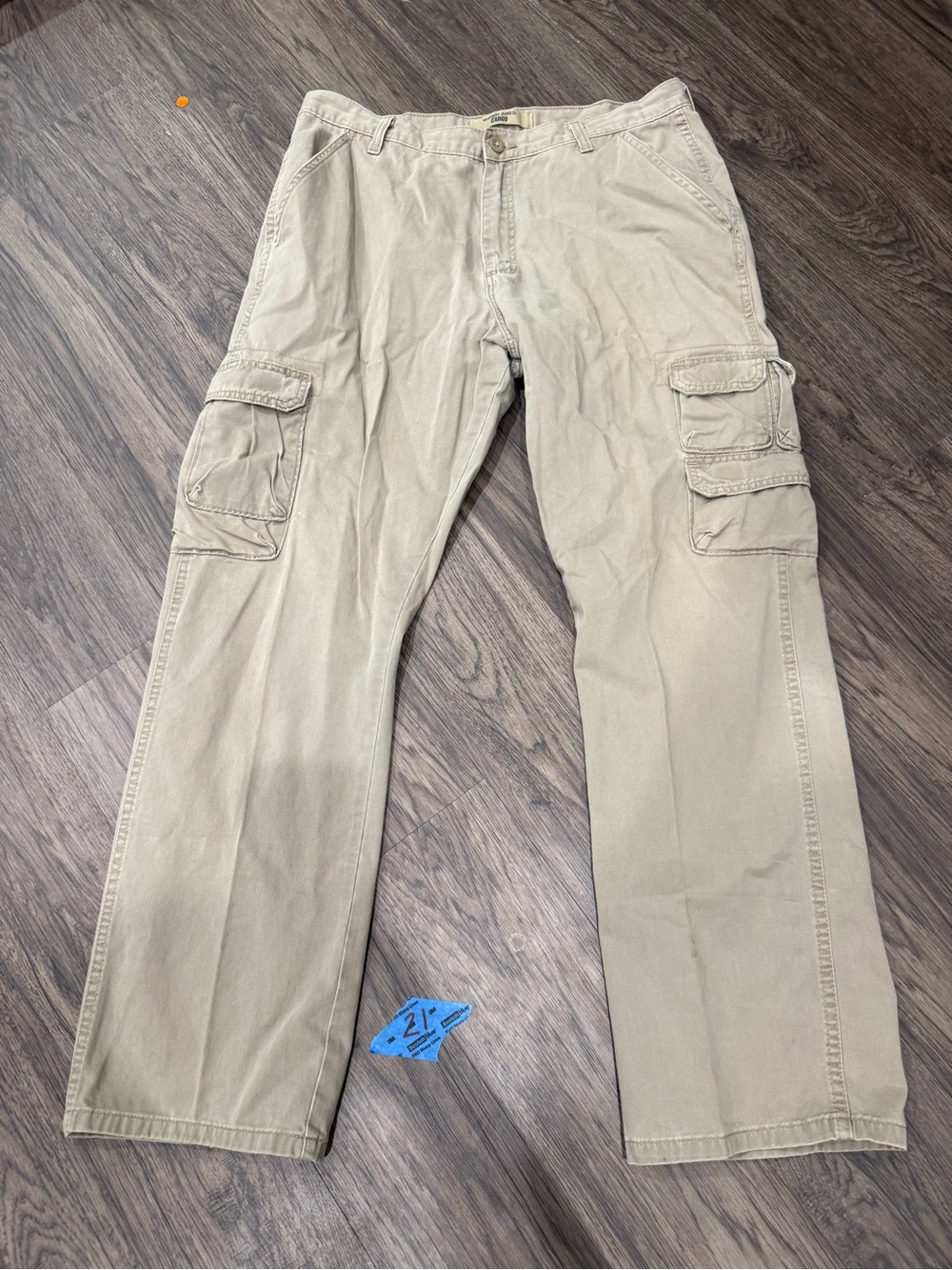 Wrangler Men's Cargo Pants in Khaki/Tan 36x32
